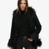 Manteau afghan doublé de fausse fourrure Manteau afghan doublé de fausse fourrure