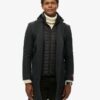 Manteau de ville deux-en-un ajusté Manteau de ville deux-en-un ajusté