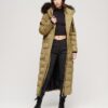 Manteau long Hooded en fausse fourrure Manteau long Hooded en fausse fourrure