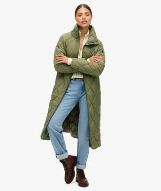 Manteau matelassé extra-long