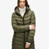 Manteau matelassé mi-long Fuji à capuche Manteau matelassé mi-long Fuji à capuche
