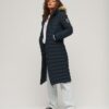 Manteau Puffer long à capuche Fuji Manteau Puffer long à capuche Fuji