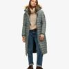 Manteau Puffer long à capuche Fuji Manteau Puffer long à capuche Fuji