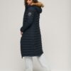 Manteau Puffer long à capuche Fuji Manteau Puffer long à capuche Fuji