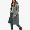 Manteau Puffer long à capuche Fuji Manteau Puffer long à capuche Fuji