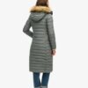Manteau Puffer long à capuche Fuji Manteau Puffer long à capuche Fuji