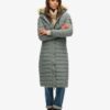 Manteau Puffer long à capuche Fuji Manteau Puffer long à capuche Fuji