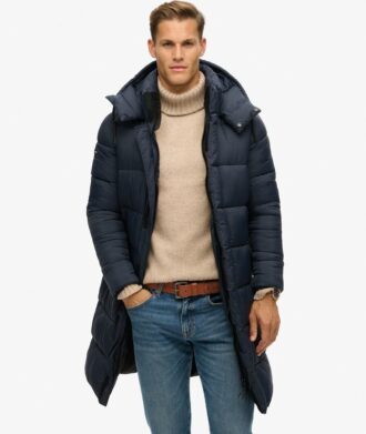 Manteau Puffer long en ripstop