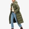 Manteau Puffer long en ripstop Manteau Puffer long en ripstop