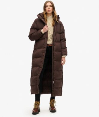 Manteau Puffer maxi à capuche