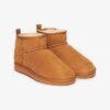 Mini-bottes en daim et sherpa Mini-bottes en daim et sherpa