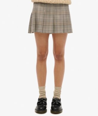 Mini-jupe plissée taille basse Mini-jupe plissée taille basse