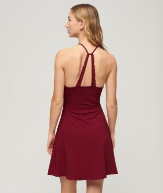 Mini-robe ajustée et évasée en jersey
