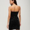 Mini-robe bandeau en velours Mini-robe bandeau en velours