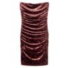 Mini-robe bandeau en velours Mini-robe bandeau en velours