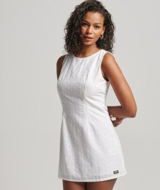 Mini-robe brodée Vintage