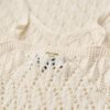 Mini-robe caraco en crochet Mini-robe caraco en crochet