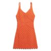 Mini-robe caraco en crochet Mini-robe caraco en crochet