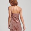 Mini-robe caraco en velours Mini-robe caraco en velours