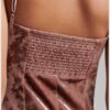 Mini-robe caraco en velours Mini-robe caraco en velours