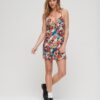 Mini-robe caraco imprimée Mini-robe caraco imprimée