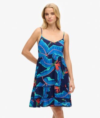 Mini-robe de plage à bretelles