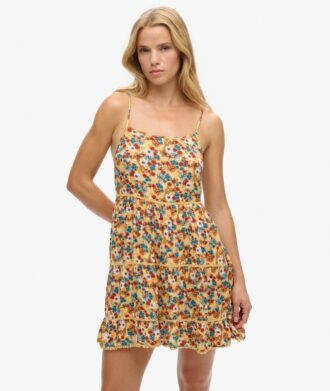 Mini-robe de plage à bretelles