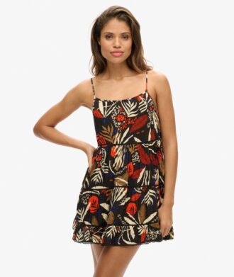 Mini-robe de plage à bretelles