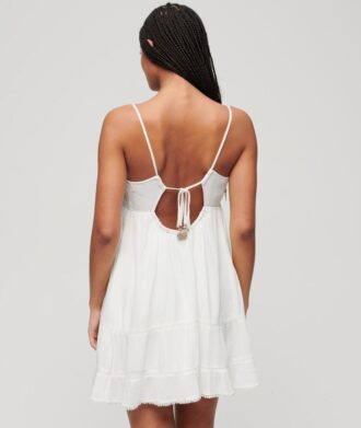 Mini-robe de plage à bretelles