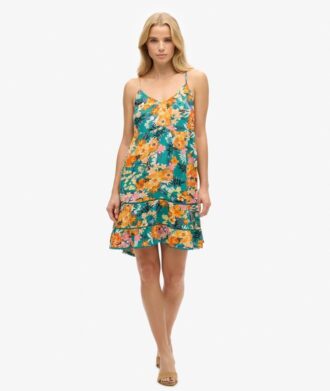 Mini-robe de plage à bretelles