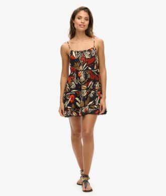 Mini-robe de plage à bretelles