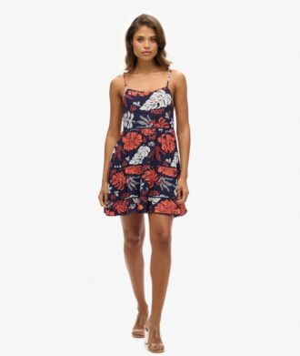 Mini-robe de plage à bretelles