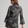 Mini-robe à manches longues imprimée