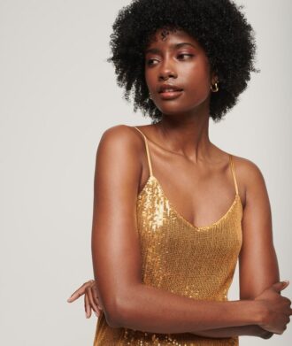 Mini-robe à paillettes