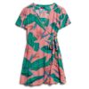 Mini-robe portefeuille imprimée Mini-robe portefeuille imprimée