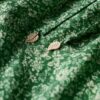 Mini-robe portefeuille à manches longues imprimée