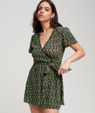 Mini-robe portefeuille Vintage
