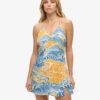 Mini-robe slip imprimée Mini-robe slip imprimée