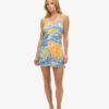 Mini-robe slip imprimée Mini-robe slip imprimée