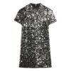 Mini-robe t-shirt à paillettes Mini-robe t-shirt à paillettes