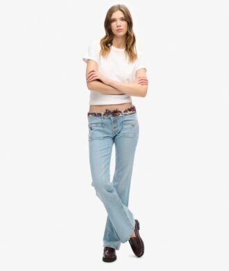Organic Cotton Vintage Slim Flare Jeans