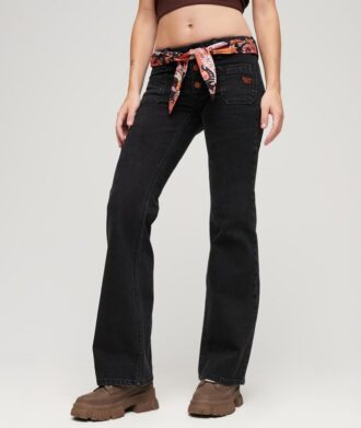 Organic Cotton Vintage Slim Flare Jeans
