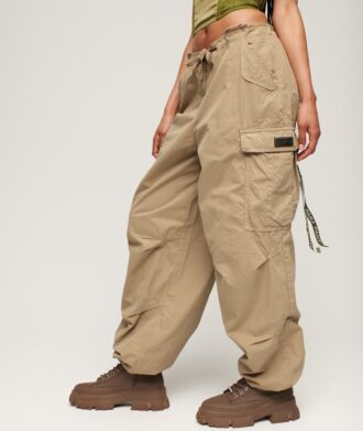 Pantalon baggy en toile de parachute