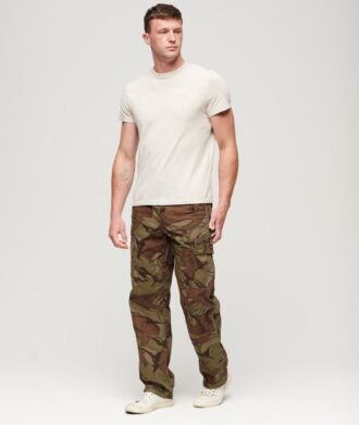 Pantalon cargo ample en Organic Cotton