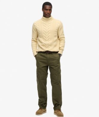 Pantalon cargo ample en Organic Cotton