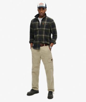 Pantalon cargo ample en Organic Cotton