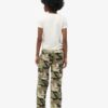 Pantalon cargo droit taille basse
