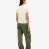 Pantalon cargo droit taille basse