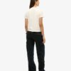 Pantalon cargo droit taille basse