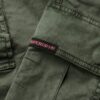Pantalon cargo droit taille basse